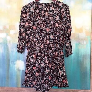 Floral Ruffle Romper